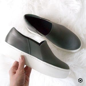 VINCE Warren slate grey Slip Ons